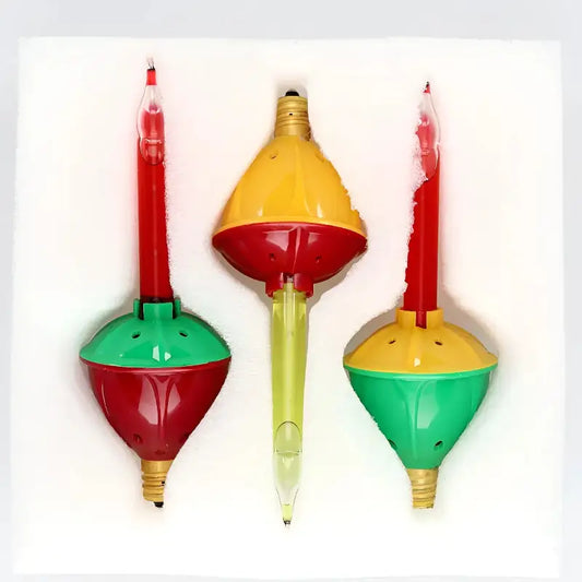 C7 Traditional Bubble Light Bulbs Pack of 3 Bulbs - Christmas Lights