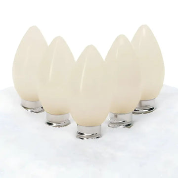 C7 Warm White Smooth ProCore LED Christmas Light Bulbs - Christmas Lights