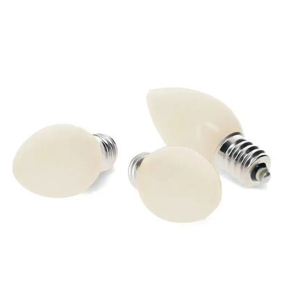 C7 Warm White Twinkle Smooth ProCore LED Christmas Light Bulbs - Christmas Lights