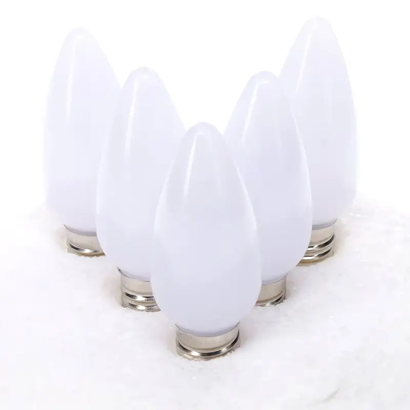 C9 Cool White Smooth ProCore LED Christmas Light Bulbs - Christmas Lights