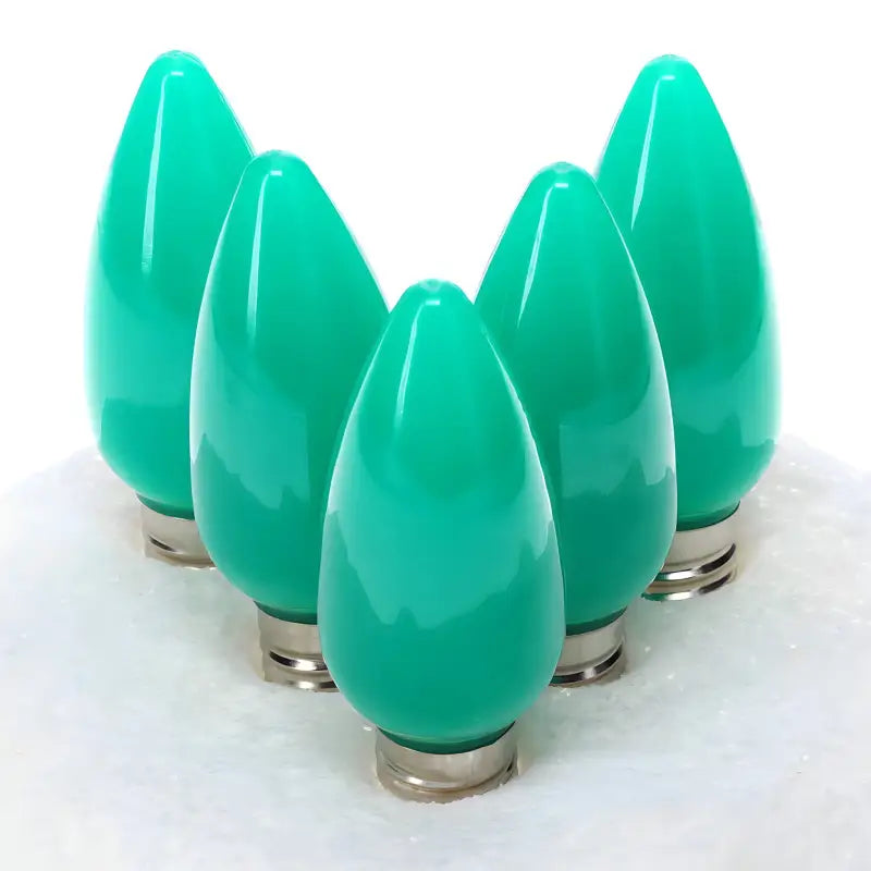 C9 Green Smooth ProCore LED Christmas Light Bulbs - Christmas Lights