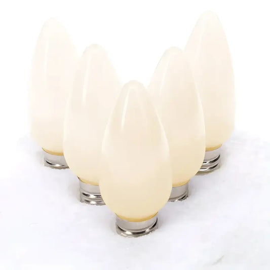 C9 Warm White Smooth ProCore LED Christmas Light Bulbs - Christmas Lights