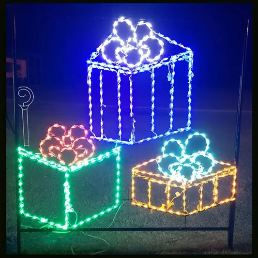 Christmas Package Stack - Wireframes Displays and Yard Art
