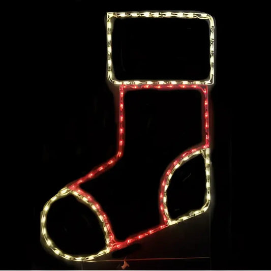 Christmas Stocking - Wireframes Displays and Yard Art