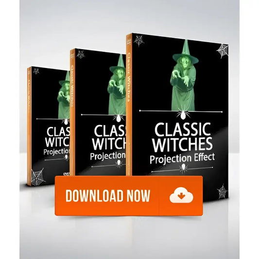 Classic Witches Projection Effects Digital Download - Digital Decorations and Projection Effects