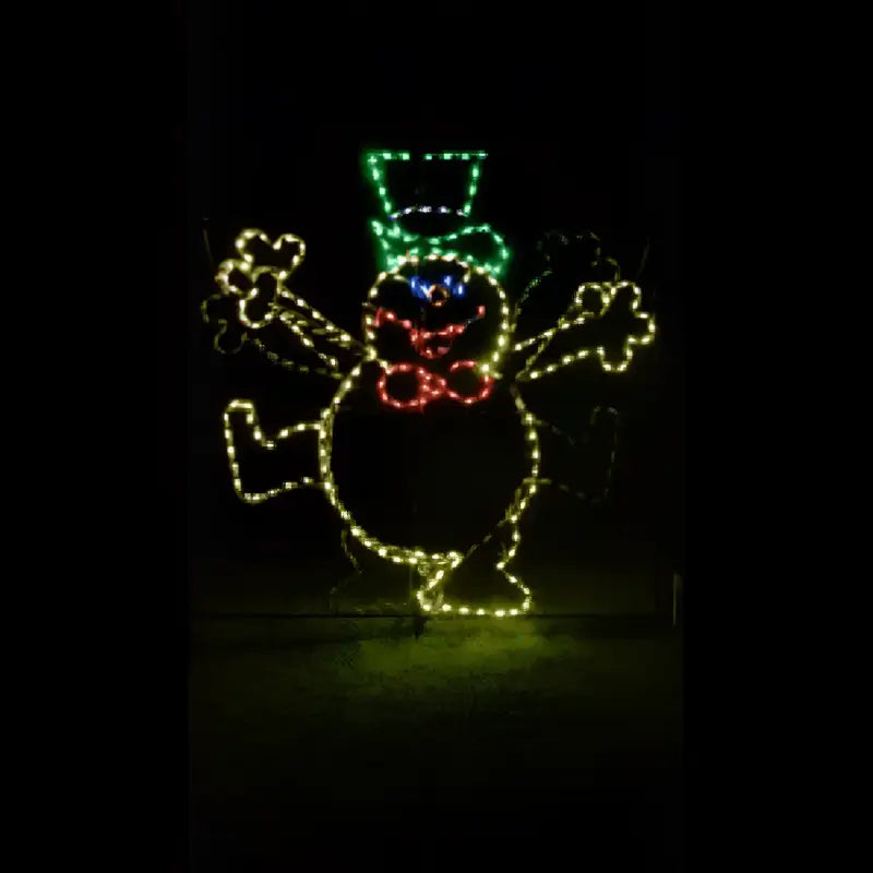Commercial Dancing Frosty Animated - Wireframes Displays and Yard Art