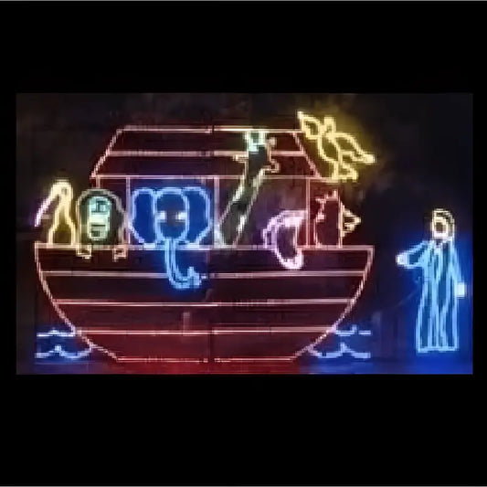 Commercial Noah’s Arc with Noah - Wireframes Displays and Yard Art