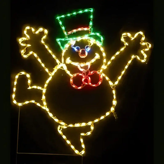 Dancing Frosty - Wireframes Displays and Yard Art