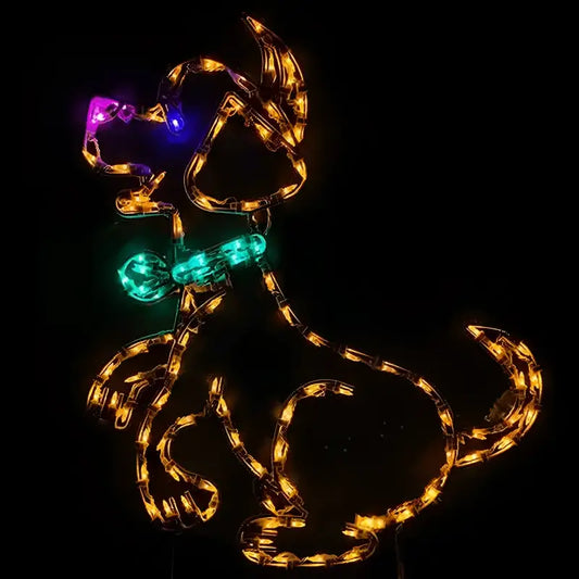 Dog with Bow - Wireframes Displays and Yard Art