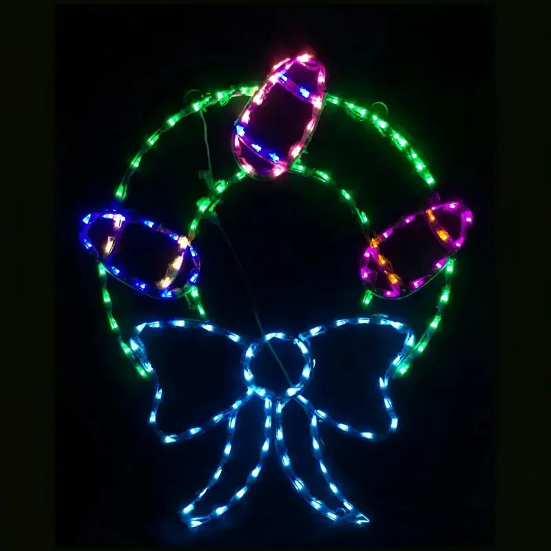 Easter Wreath with Painted Eggs - Hanging - Wireframes Displays and Yard Art