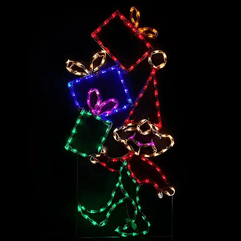 Elf Carrying Packages - Wireframes Displays and Yard Art