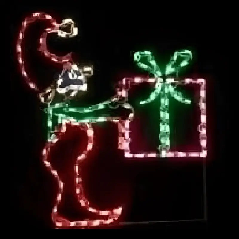 Elf with Package - Wireframes Displays and Yard Art