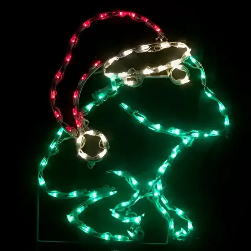 Frog With Santa Hat - Wireframes Displays and Yard Art