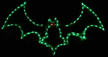 Halloween Bat Animated - Wireframes Displays and Yard Art