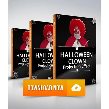Halloween Clown Projection Effect Digital Download - Digital Decorations and Projection Effects