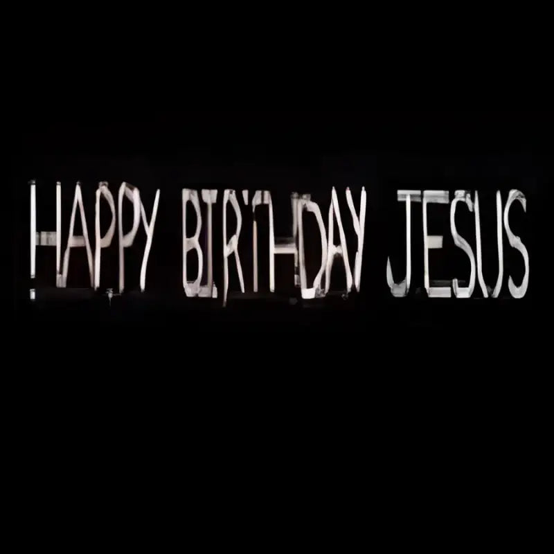 Happy Birthday Jesus Block - Wireframes Displays and Yard Art