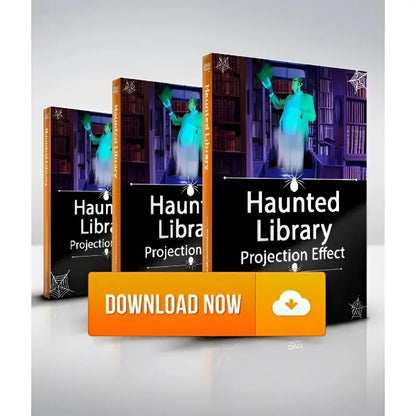 Haunted Library Projection Effect Digital Download - Digital Decorations and Projection Effects