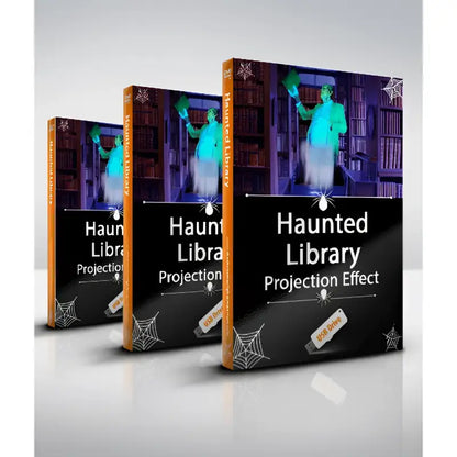 Haunted Library Projection Effect USB Version - Digital Decorations and Projection Effects