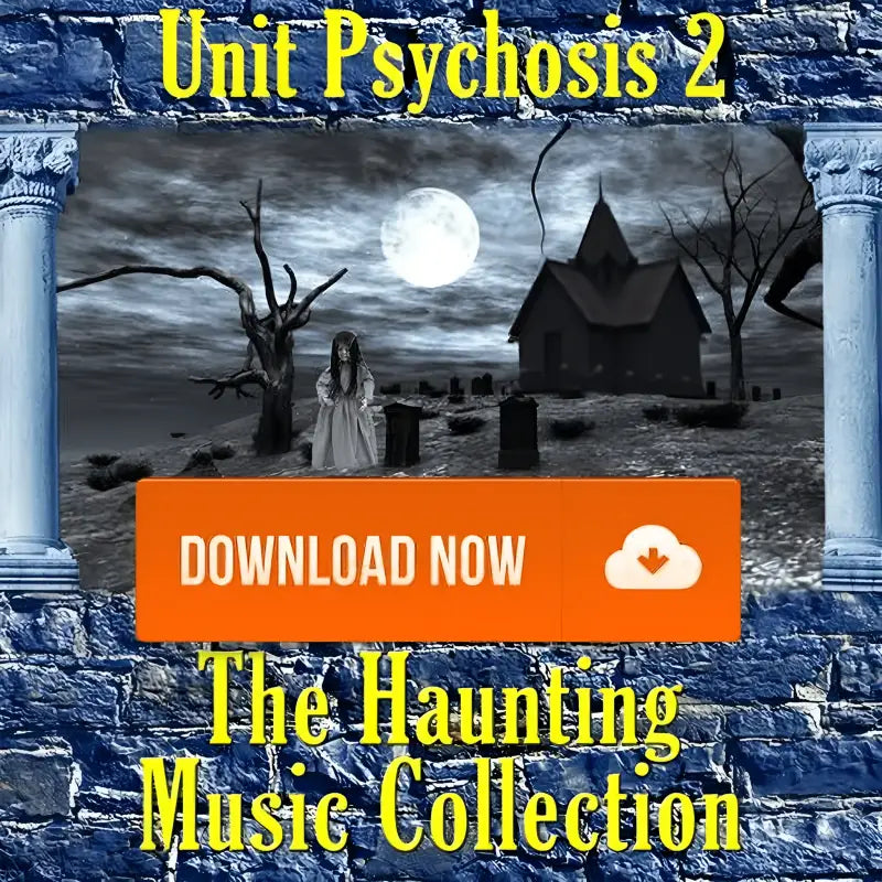 Haunting Music Unit Psychosis 2 Halloween Music and Sound Effects - Digital Decorations and Projection Effects