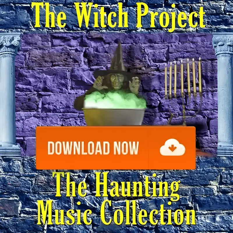 Haunting Music The Witch Project Halloween Music and Sound Effects - Digital Decorations and Projection Effects