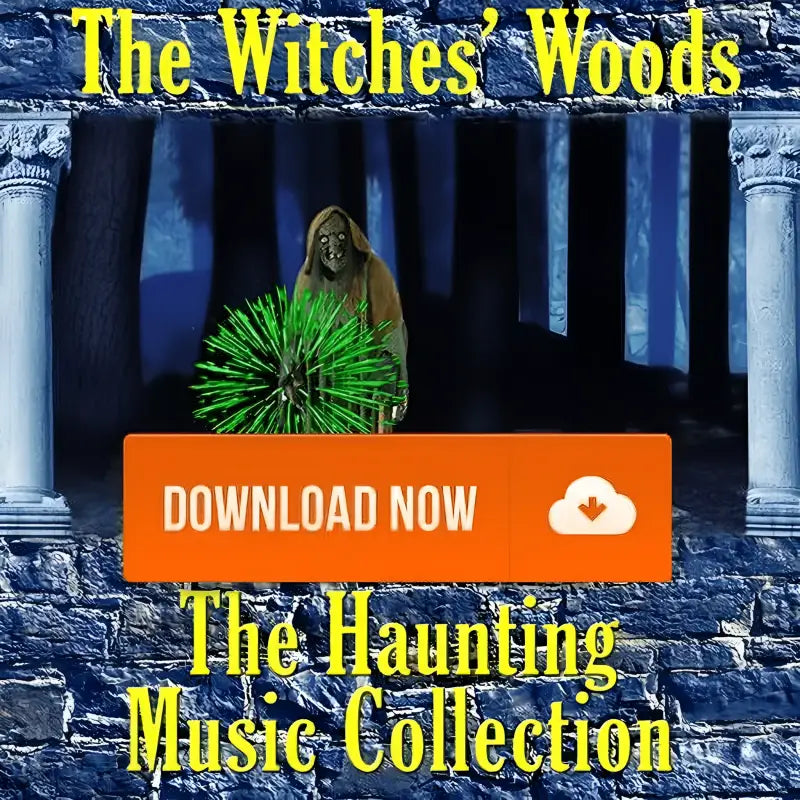 Haunting Music The Witches Woods Halloween Music and Sound Effects - Digital Decorations and Projection Effects