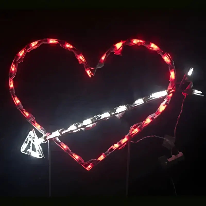 Heart with Arrow - Wireframes Displays and Yard Art