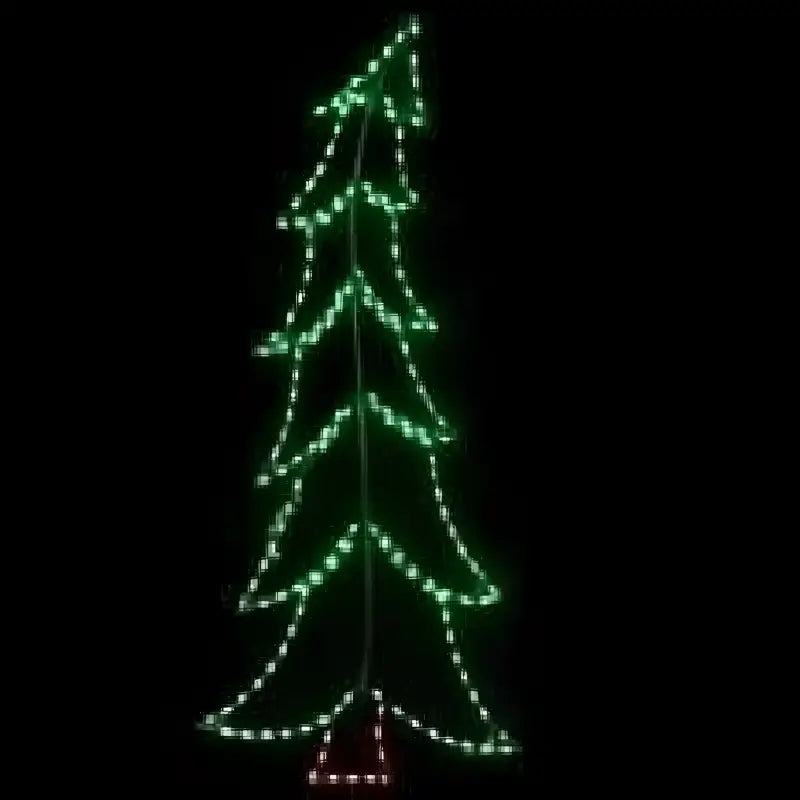 Large Tilted Christmas Tree - Wireframes Displays and Yard Art
