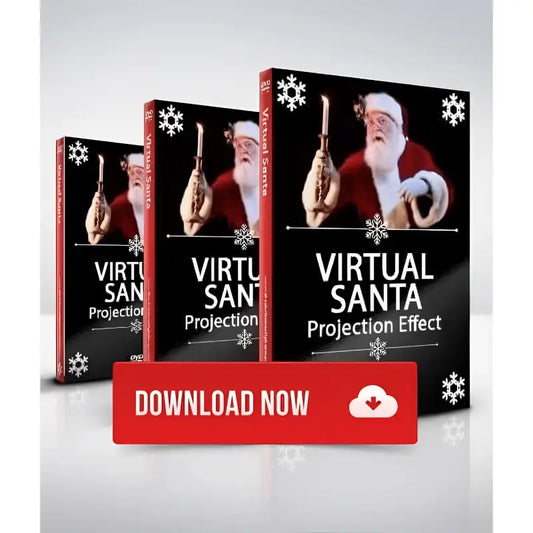 The Original Virtual Santa Digital Download - Digital Decorations and Projection Effects