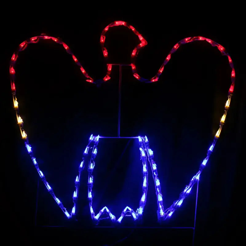 Patriotic Eagle Outline - Wireframes Displays and Yard Art