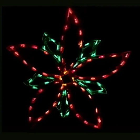 Poinsettia Small Wireframes Displays and Yard Art