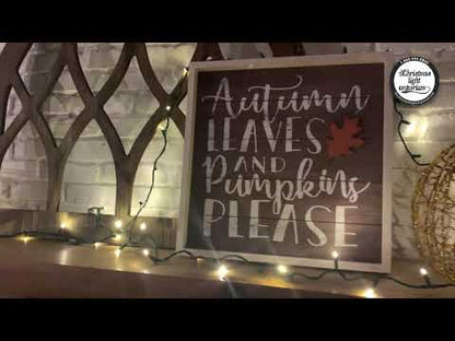 70 5mm Gold DreamSpark Slow Fade LED Christmas Lights, 4" Spacing