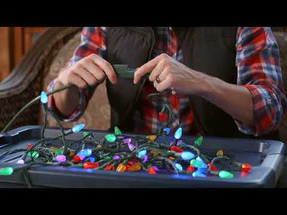 Weatherproof Electrical Plug Extension Cord Gaskets and Green Covers, 5 Pack