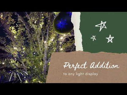 70 5mm Gold DreamSpark Slow Fade LED Christmas Lights, 4" Spacing