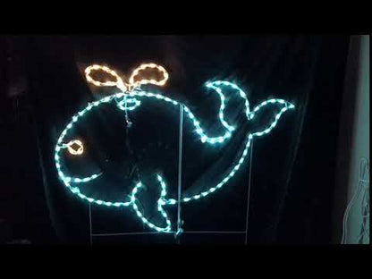 Whale with Animated Water