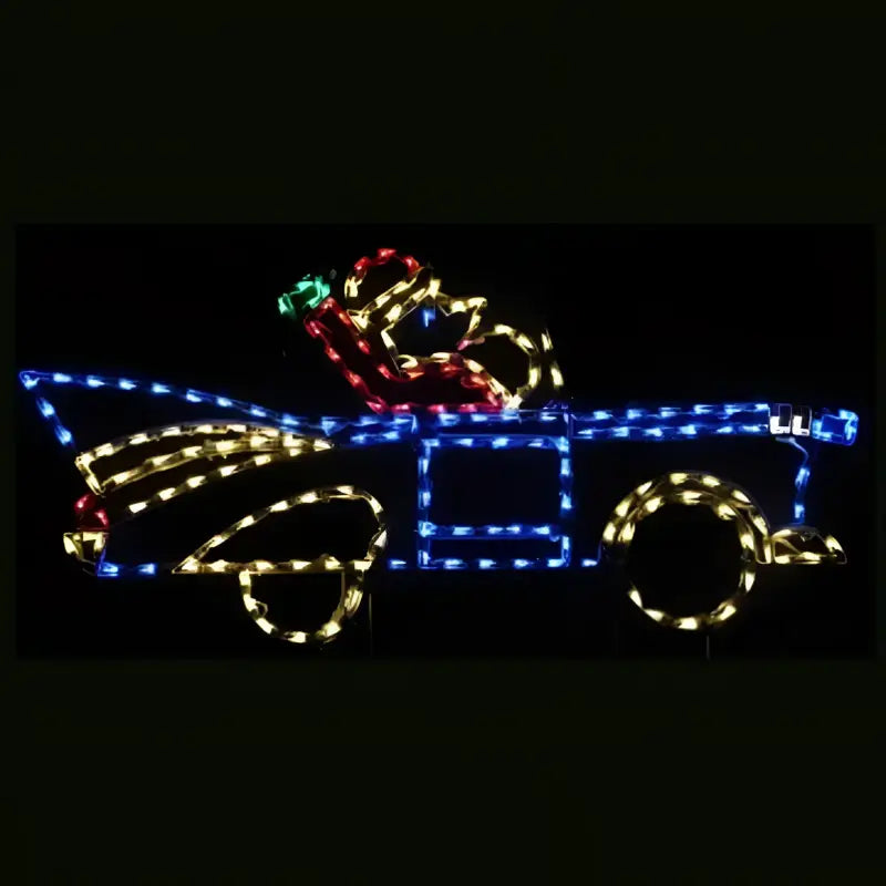 Santa in 57’ Chevy - Wireframes Displays and Yard Art