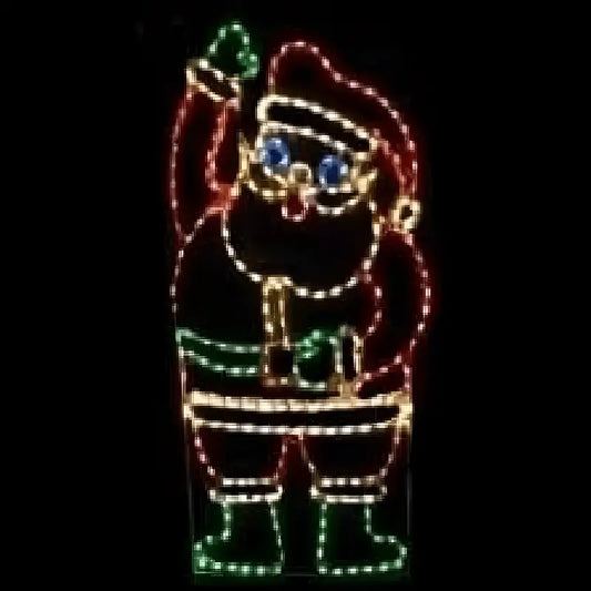 Santa Claus Static Large - Wireframes Displays and Yard Art