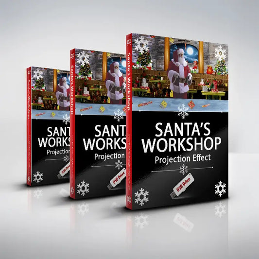 Santa’s Workshop and Elves Toy Factory USB Version - Digital Decorations and Projection Effects