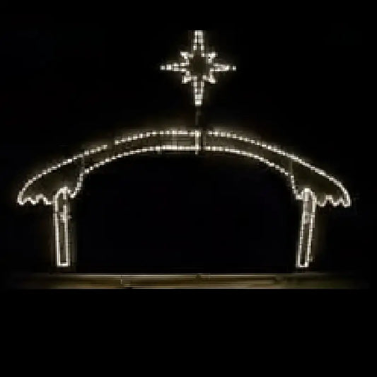 Shelter with Star Only - Wireframes Displays and Yard Art