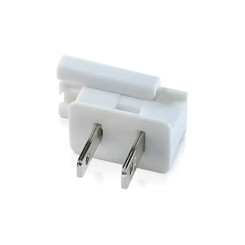 Slide-On Plugs / Vampire Plugs SPT2 Male Pack of 25 White - Christmas Light Installation Accessories