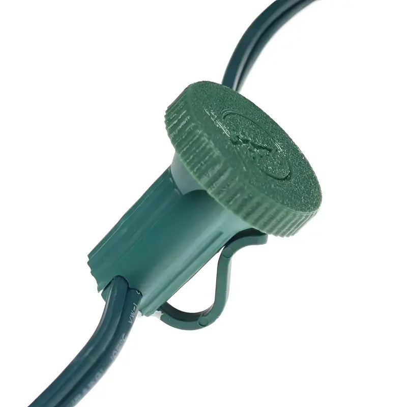 Socket Stuffer Screw In Socket Covers Seals for Empty C7 Sockets Green Pack of 25 - Christmas Light Installation