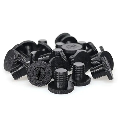 Socket Stuffer Screw In Socket Covers Seals for Empty C9 Sockets Black Pack of 25 - Christmas Light Installation