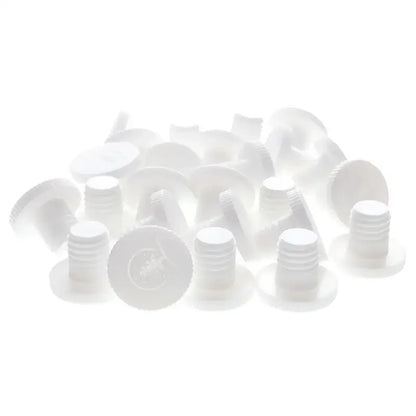 Socket Stuffer Screw In Socket Covers Seals for Empty C9 Sockets White Pack of 25 - Christmas Light Installation