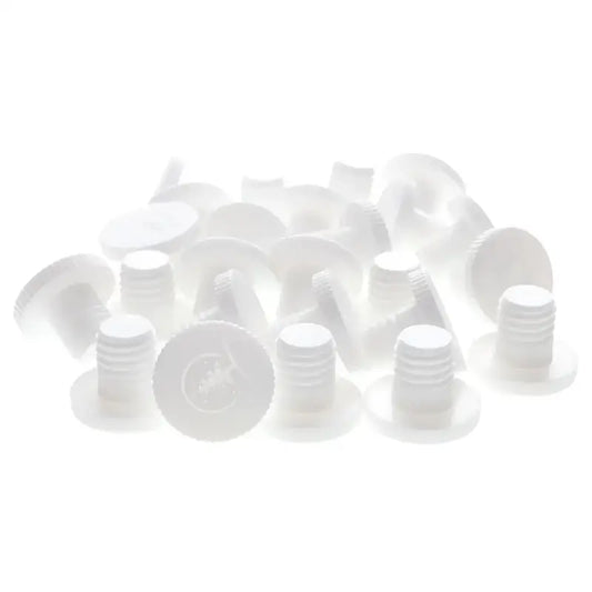 Socket Stuffer Screw In Socket Covers Seals for Empty C9 Sockets White Pack of 25 - Christmas Light Installation