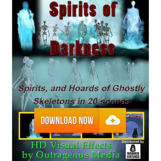 Spirits of Darkness Projection Effect Digital Download - Digital Decorations and Projection Effects