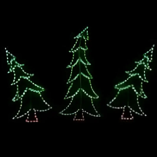Tilted Tree’s 3 piece set - Wireframes Displays and Yard Art