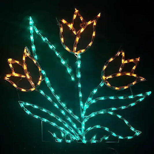 Tulip Bunch - Wireframes Displays and Yard Art