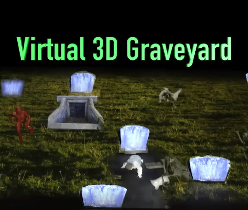 Virtual 3D Graveyard Projection Effect USB Version - Digital Decorations and Projection Effects