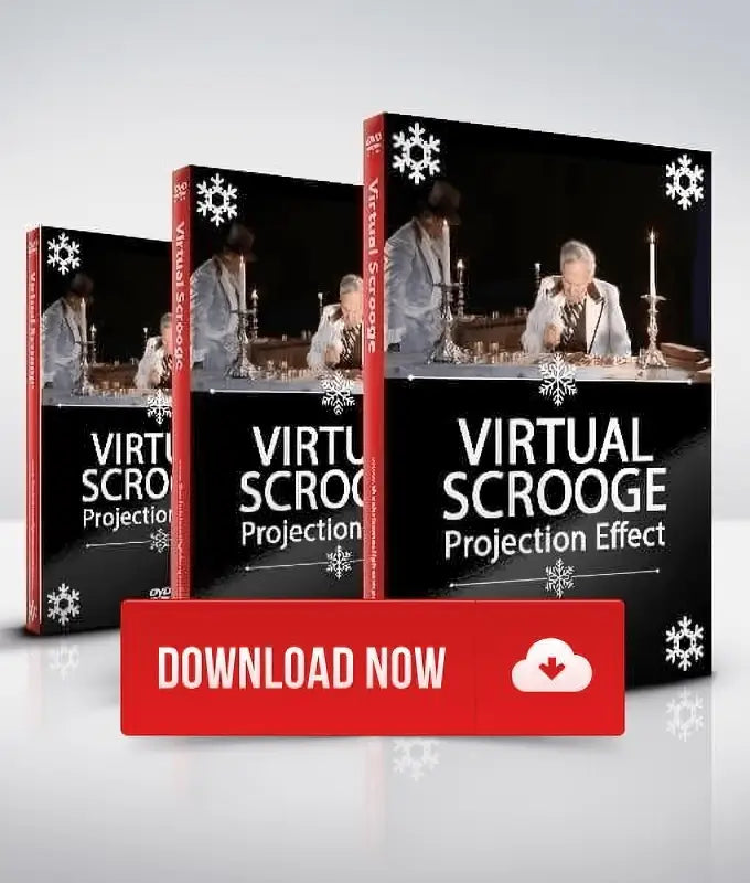 Virtual Scrooge Digital Download Digital Christmas Decorations - Digital Decorations and Projection Effects