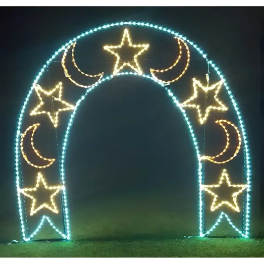 Walk Thru Moon and Stars Arch - Wireframes Displays and Yard Art