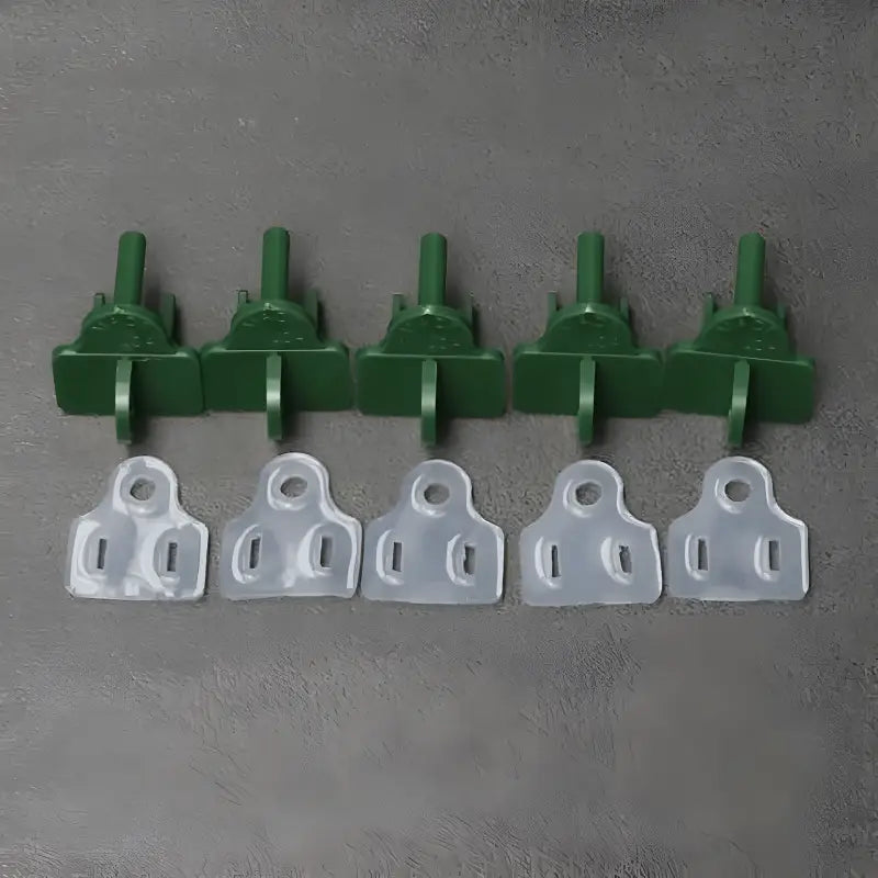 Weatherproof Electrical Plug Extension Cord Gaskets and Green Covers 5 Pack - Christmas Light Installation Accessories